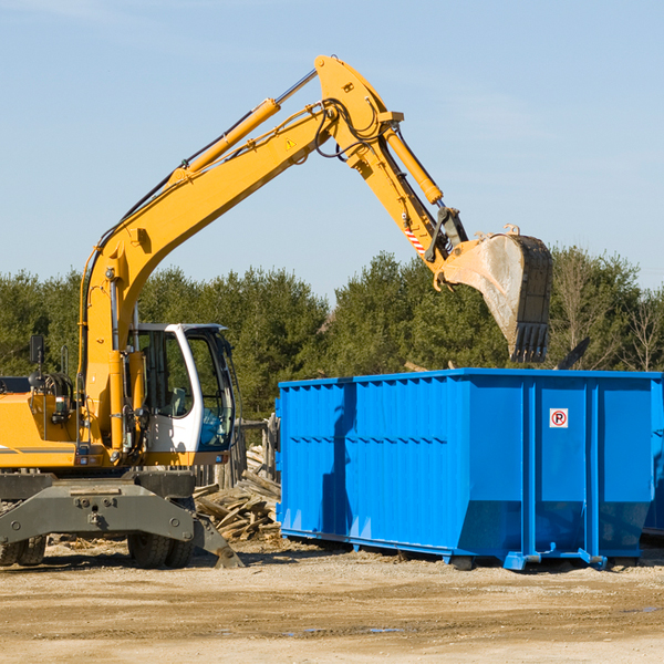 can i dispose of hazardous materials in a residential dumpster in Blum